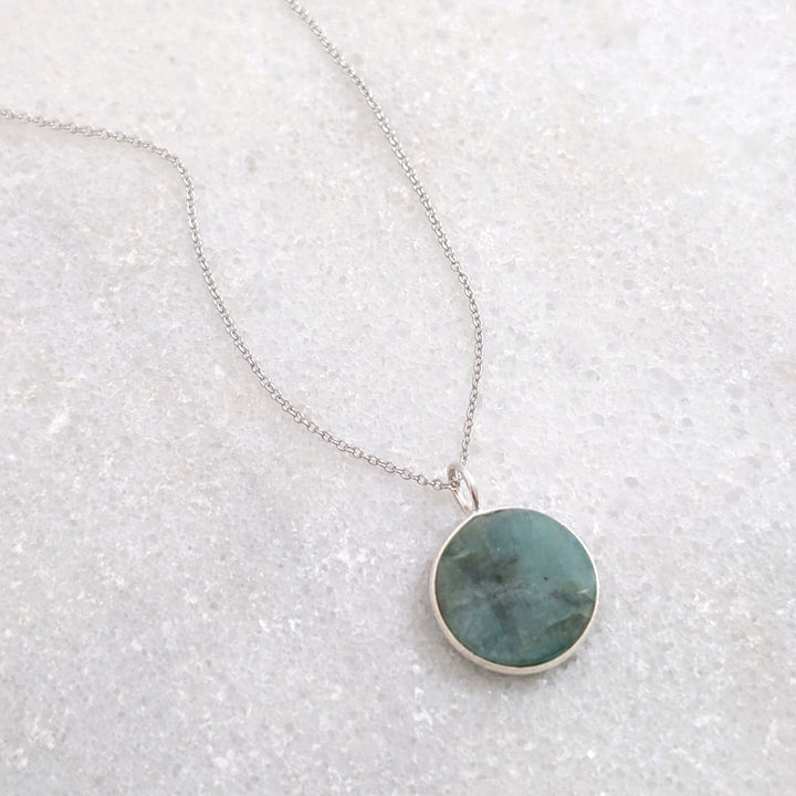 The Circle Emerald Necklace