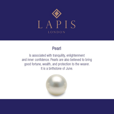 Pearl Hoop Earrings - 18ct Gold Plated