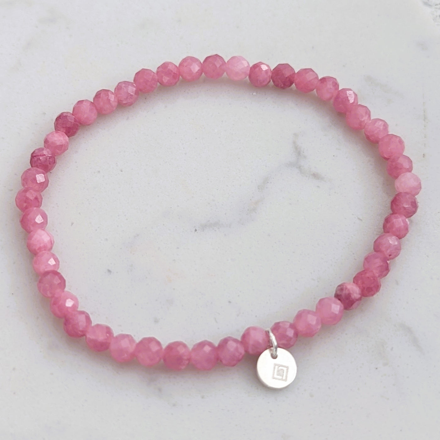 pink tourmaline bracelet