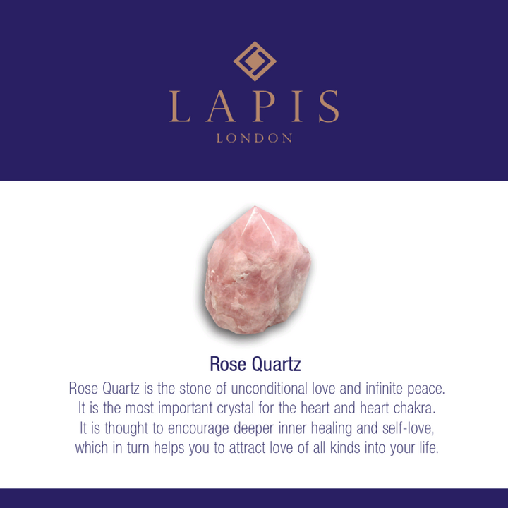 The Rectangle Rose Quartz Necklace
