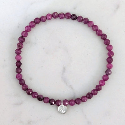 ruby gemstone bracelet