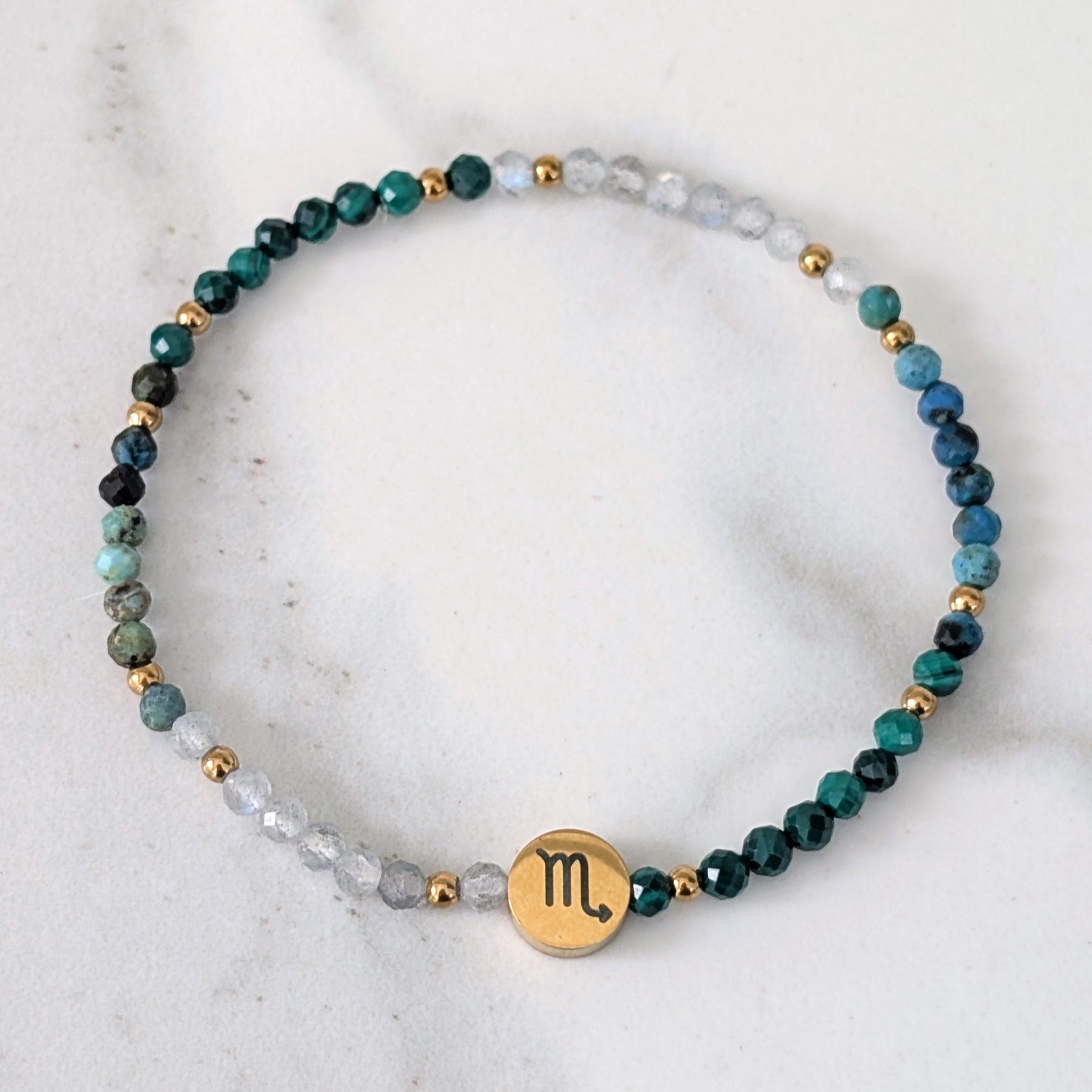 Scorpio Mixed Gemstone Bracelet