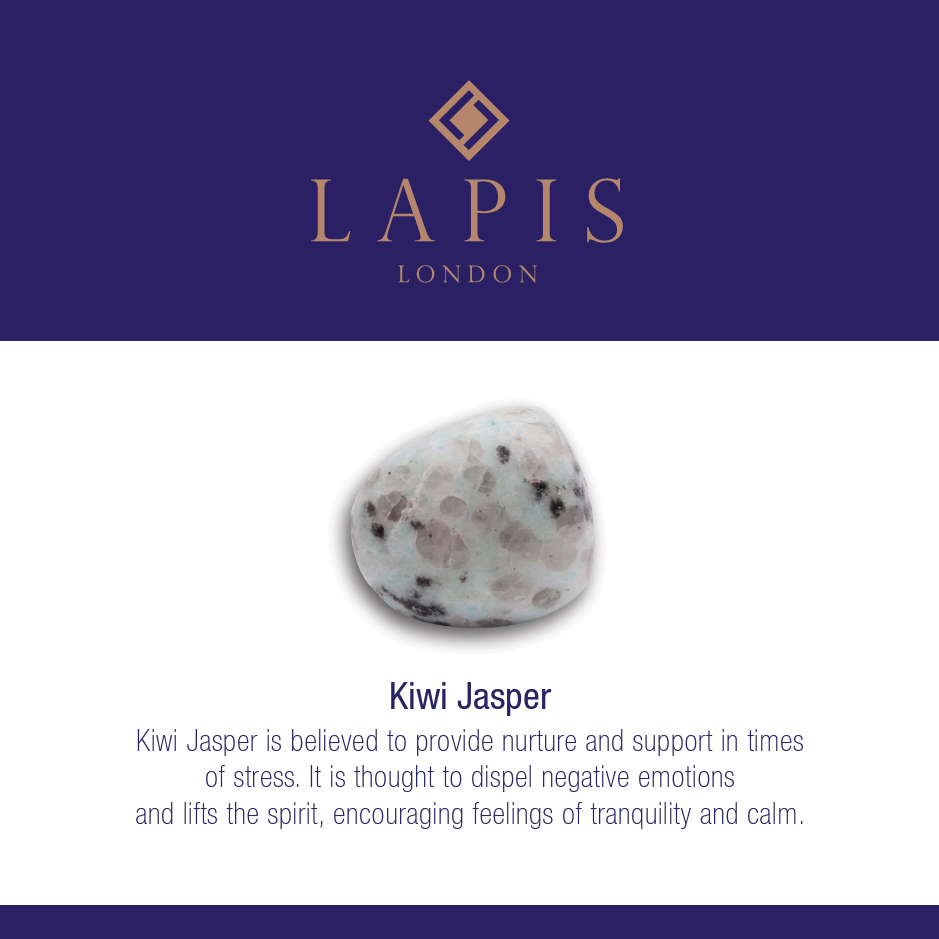 Kiwi Jasper Gemstone Bracelet - 4mm Faceted
