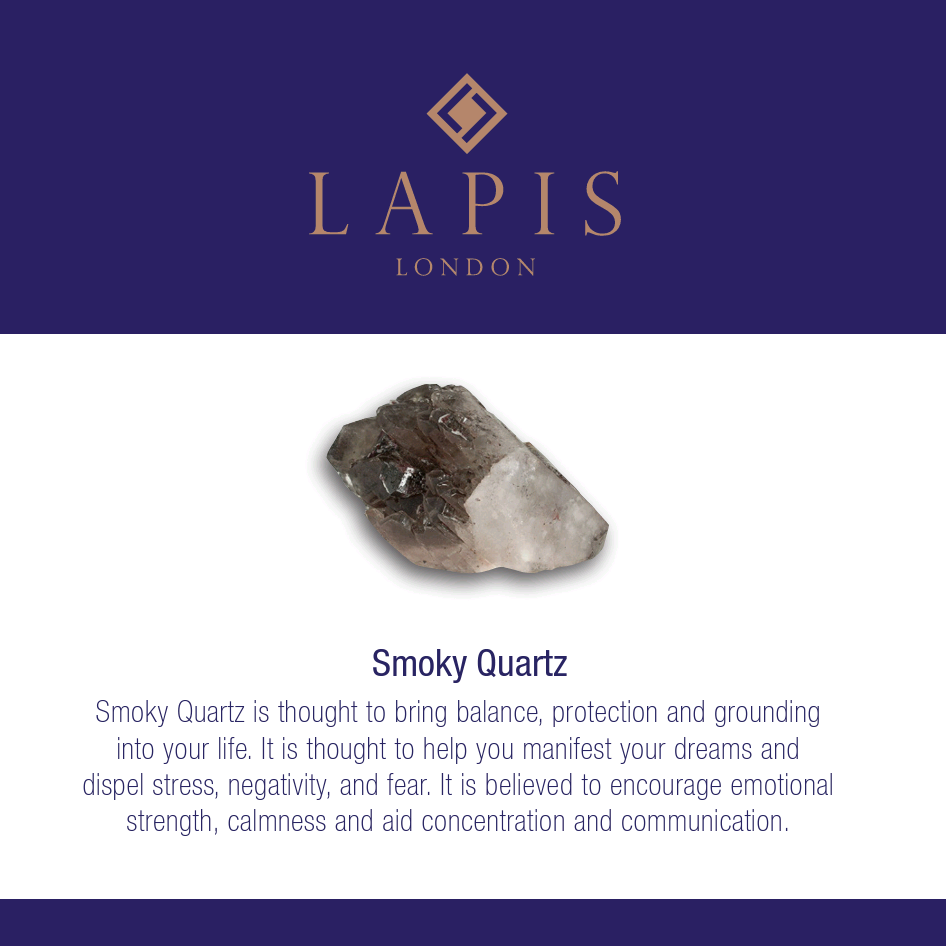 Smokey Quartz Gemstone Bracelet - 4mm, Faceted