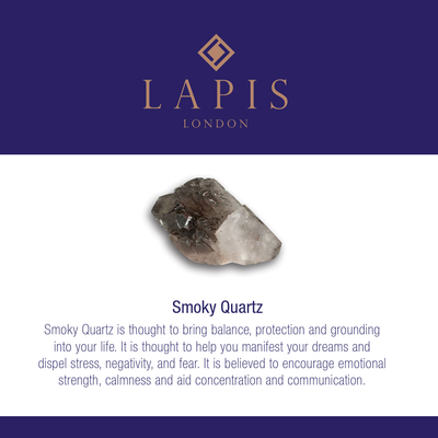 Smokey Quartz Gemstone Bracelet - 4mm, Faceted