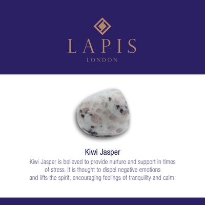 Kiwi Jasper Gemstone Bracelet - 4mm Faceted