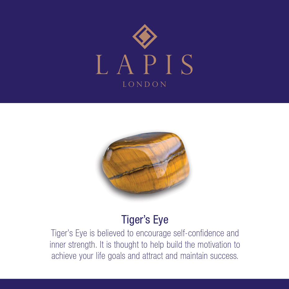 Men's Tiger's Eye Gemstone Bracelet - 8mm Smooth