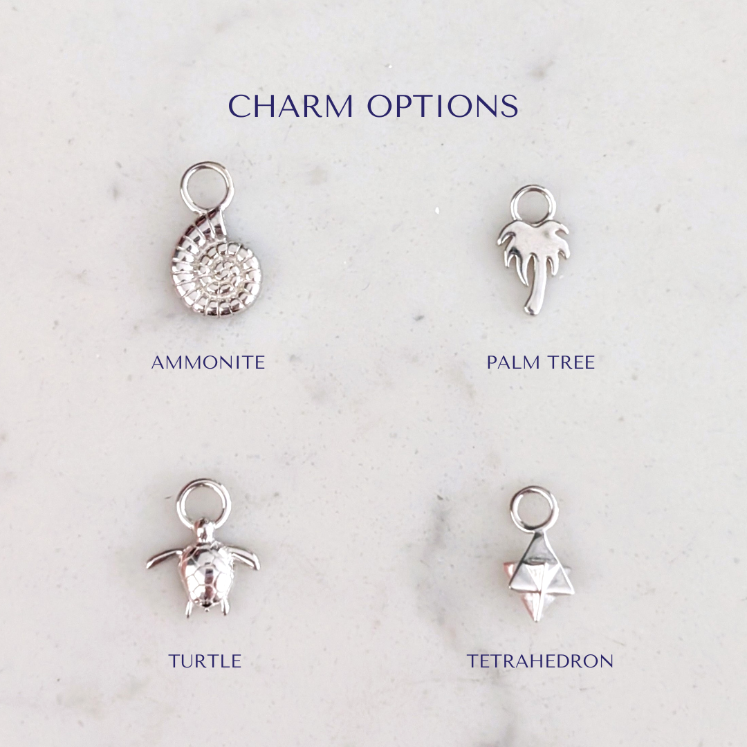 The Trio Dalmatian Jasper, Citrine and Charm Necklace