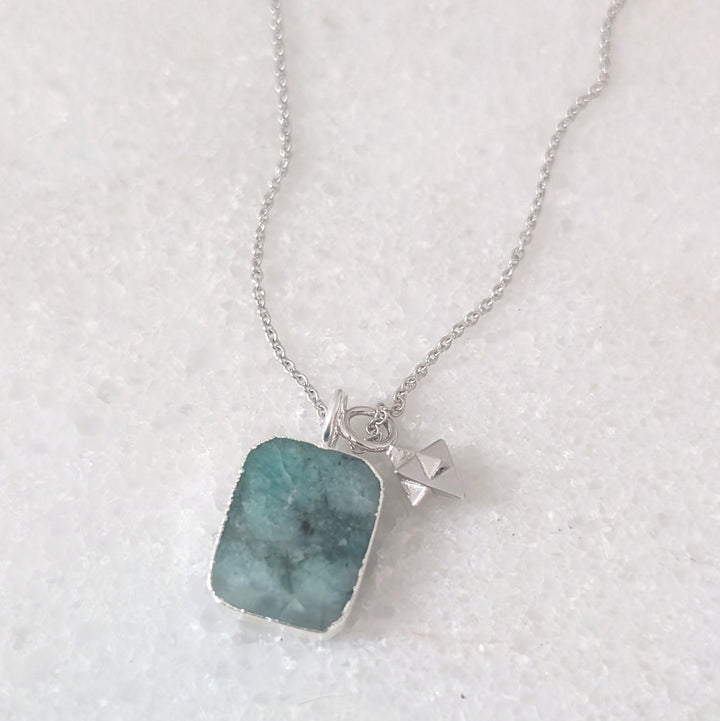 The Duo Emerald Necklace