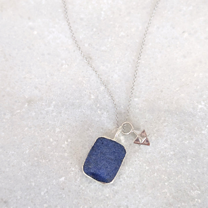 The Duo Lapis Lazuli Necklace