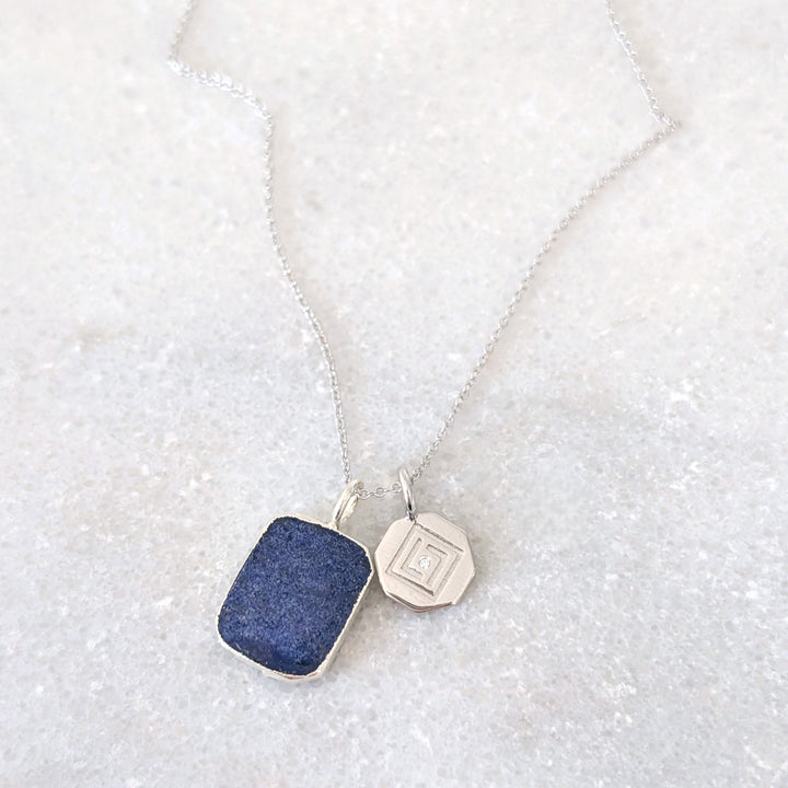 The Duo Lapis Lazuli Necklace