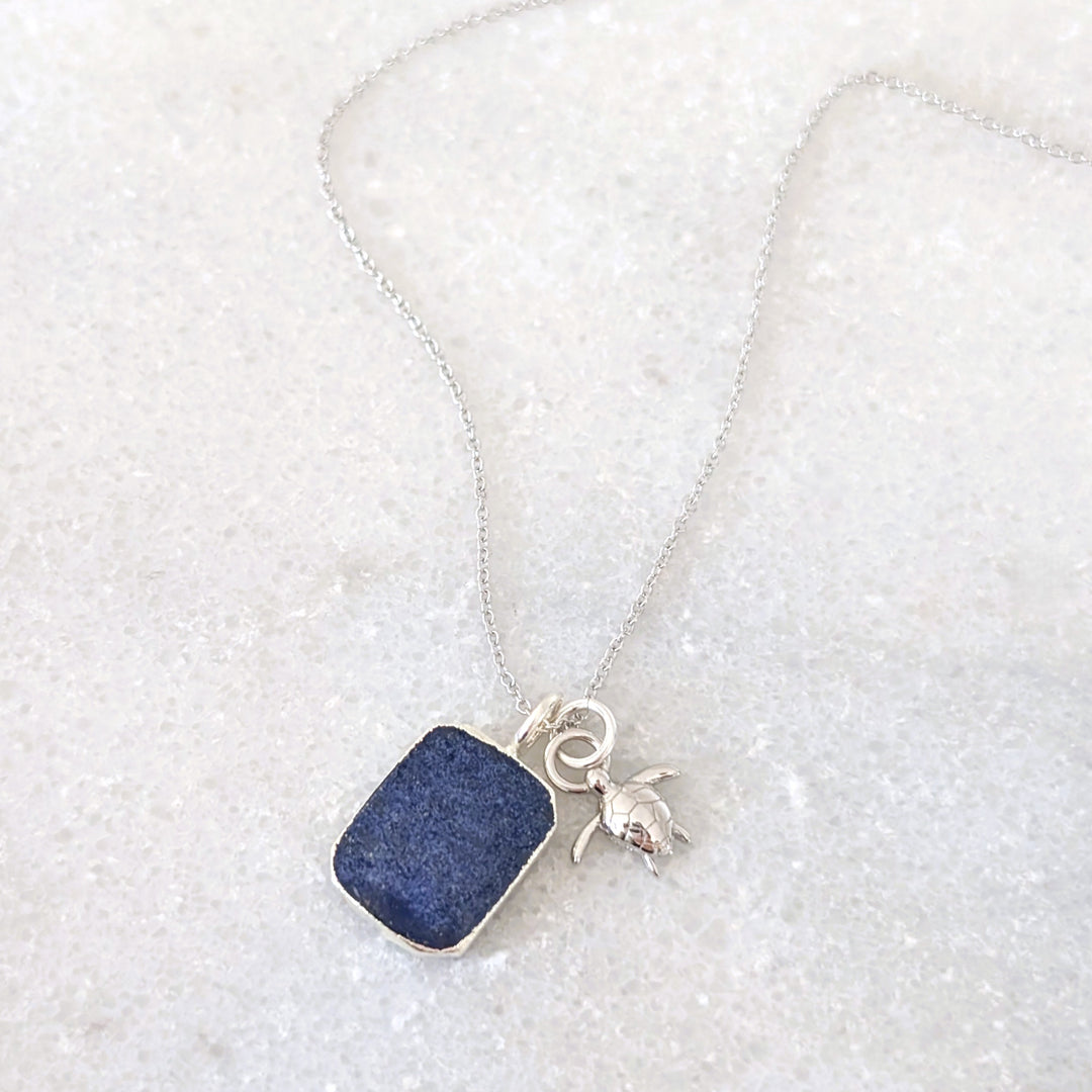 The Duo Lapis Lazuli Necklace