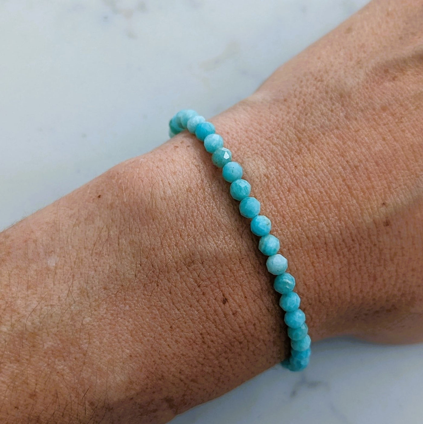 amazonite bead bracelet