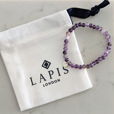 Amethyst children's gemstone bracelet