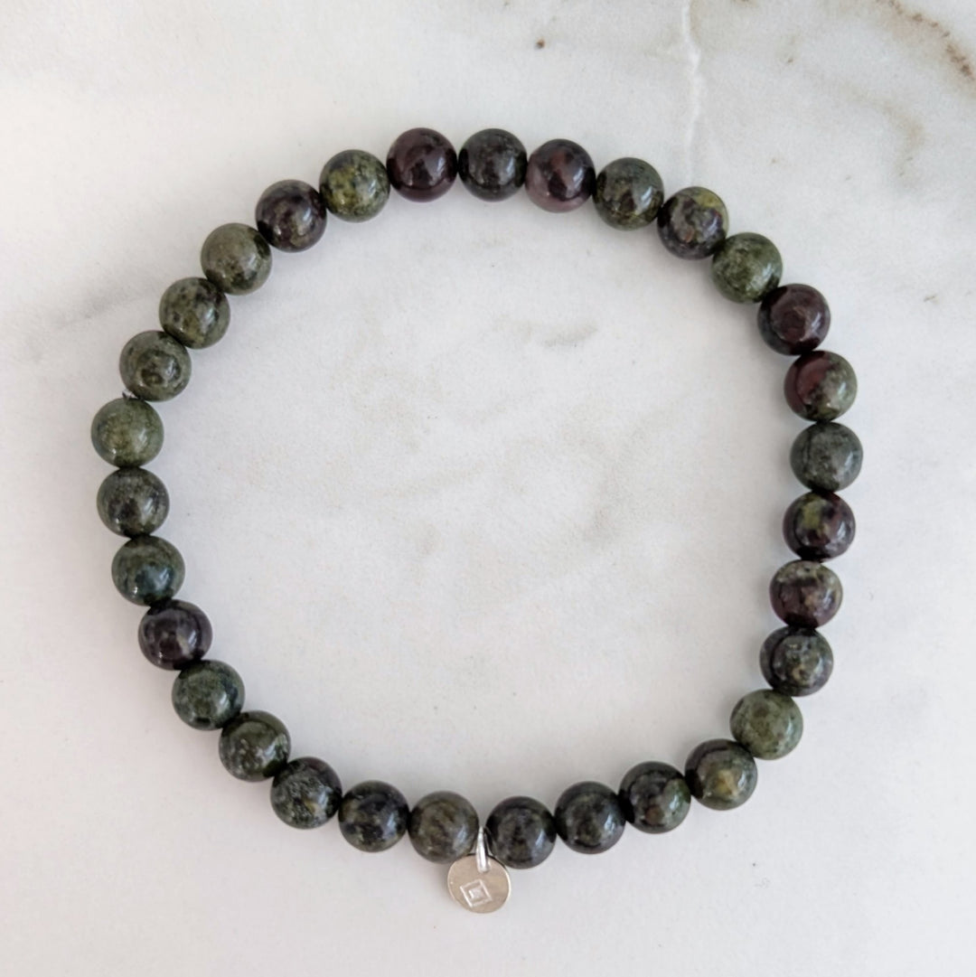 men's bloodstone bracelet 