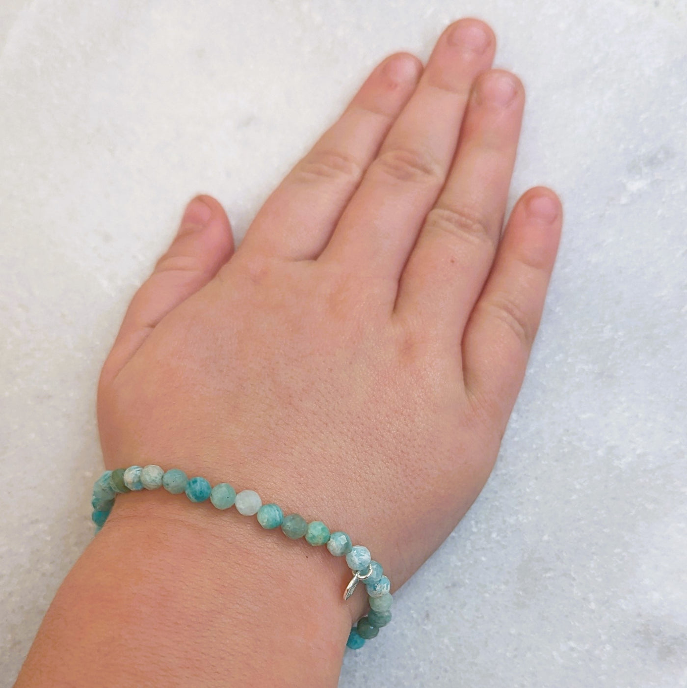 children's amazonite gemstone bracelet