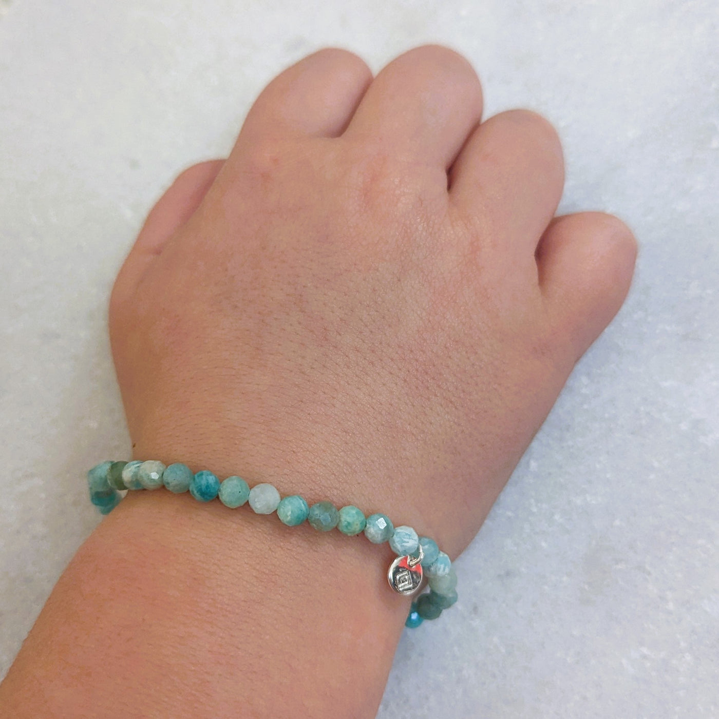 children's amazonite gemstone bracelet