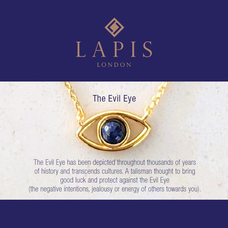 Evil Eye Bracelet - Lapis Lazuli & 18ct Gold Vermeil