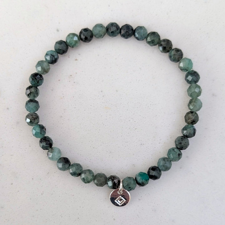 children's emerald gemstone bracelet 