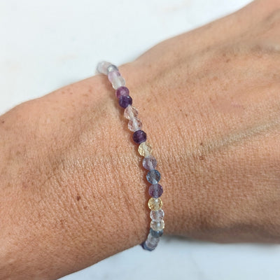 fluorite gemstone bracelet