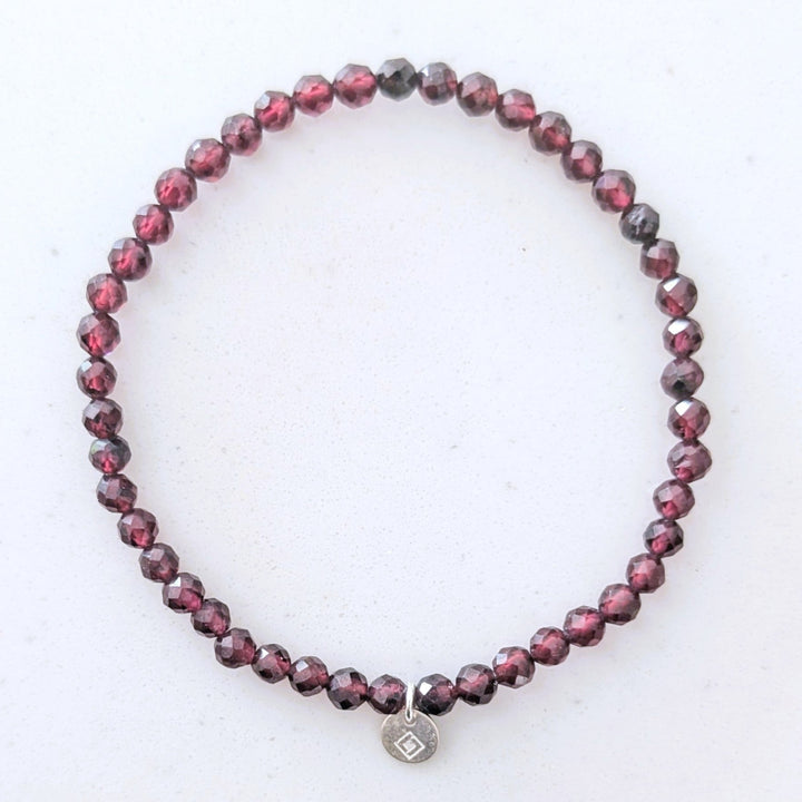 garnet gemstone bracelet 