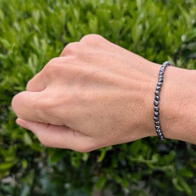 hematite gemstone bracelet