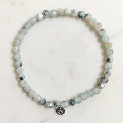 kiwi jasper gemstone bracelet 