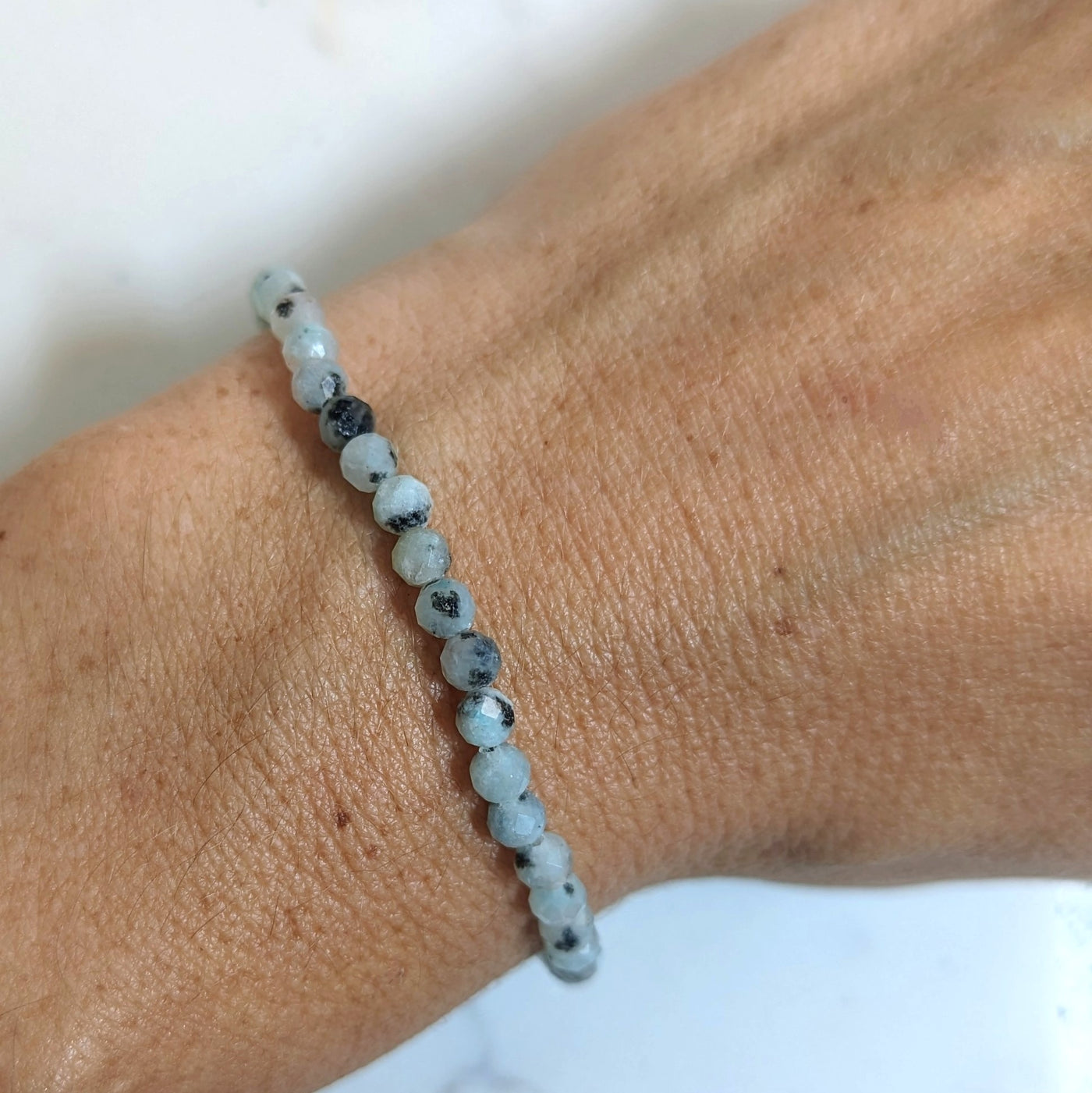 kiwi jasper gemstone bracelet