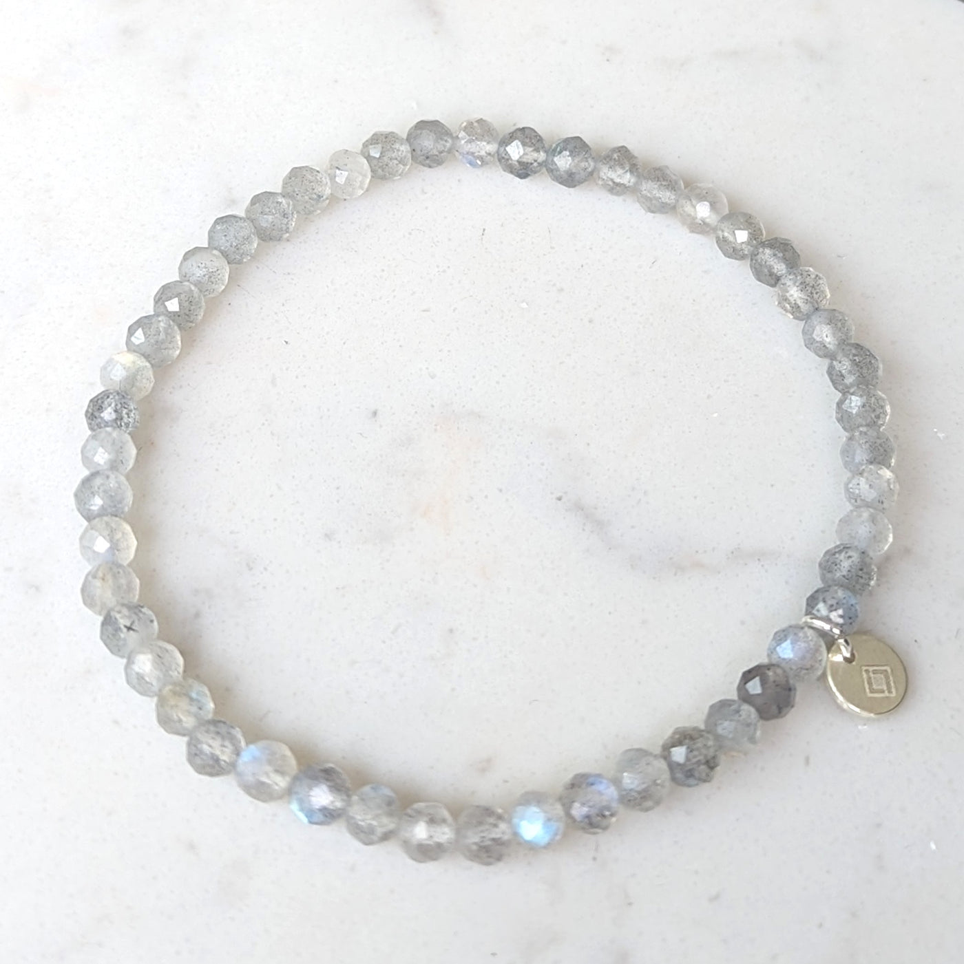 labradorite bead bracelet