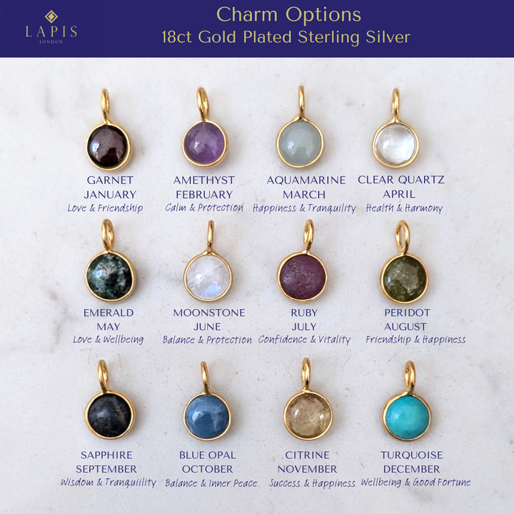 The VIP Friends & Family Birthstone Necklace - Gold