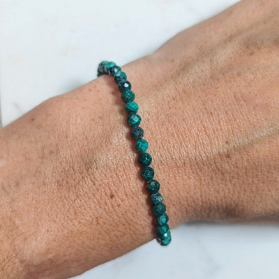 malachite gemstone bracelet