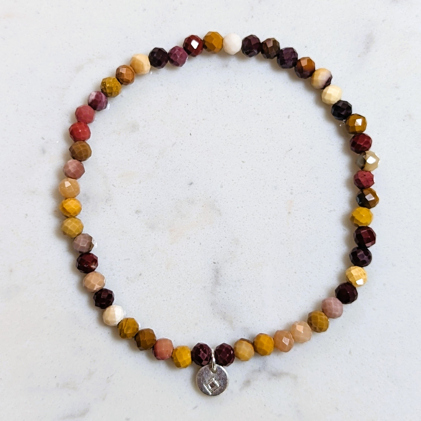 mookaite gemstone bracelet