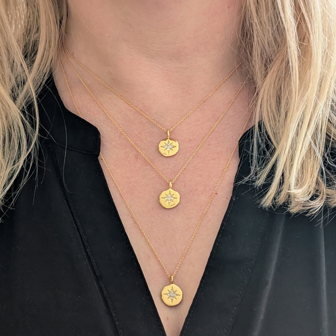 Clear Quartz Teardrop April Birthstone Necklace