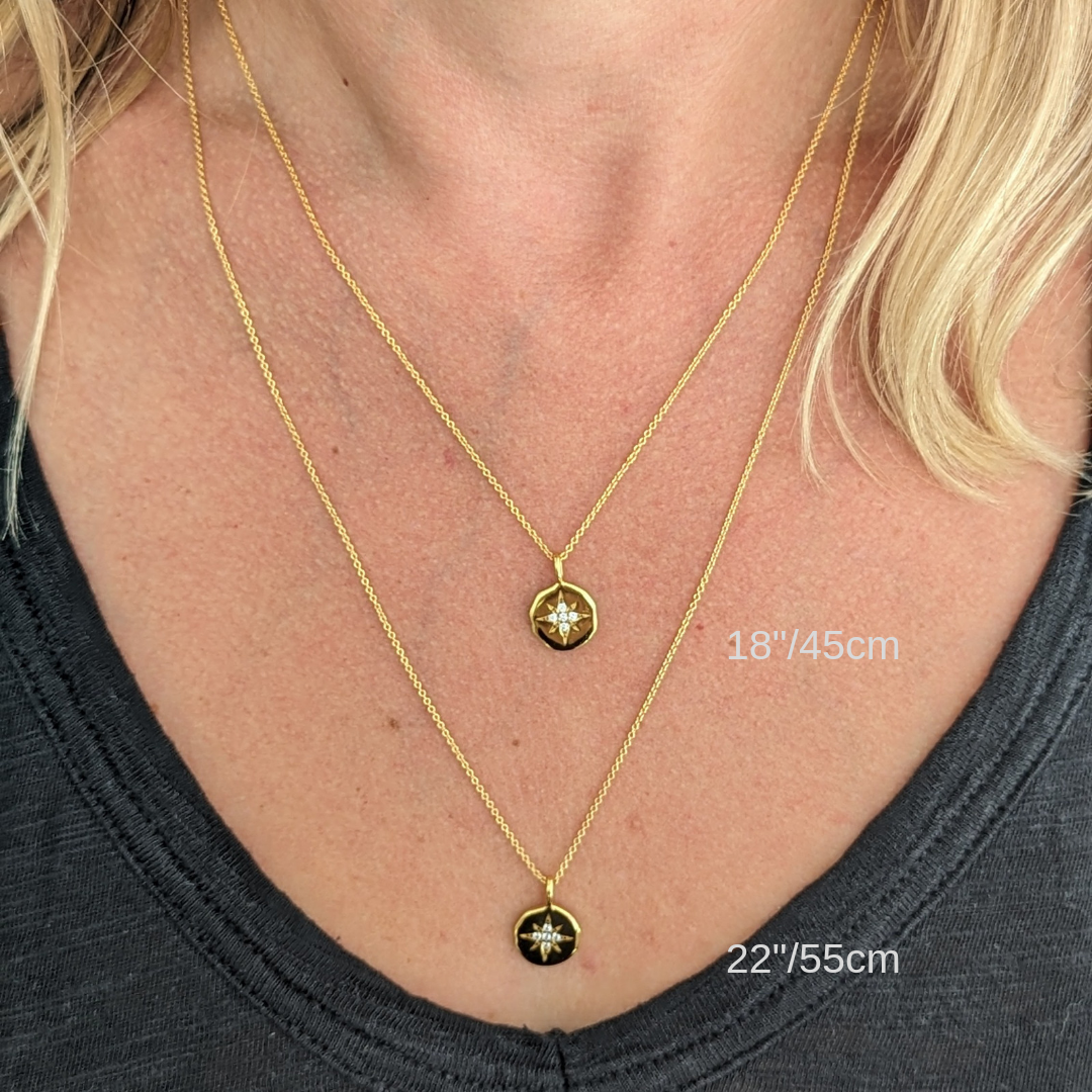The Trio Star Point Lapis Lazuli Necklace