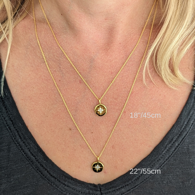 The Trio Citrine, Dalmatian Jasper and Charm Necklace