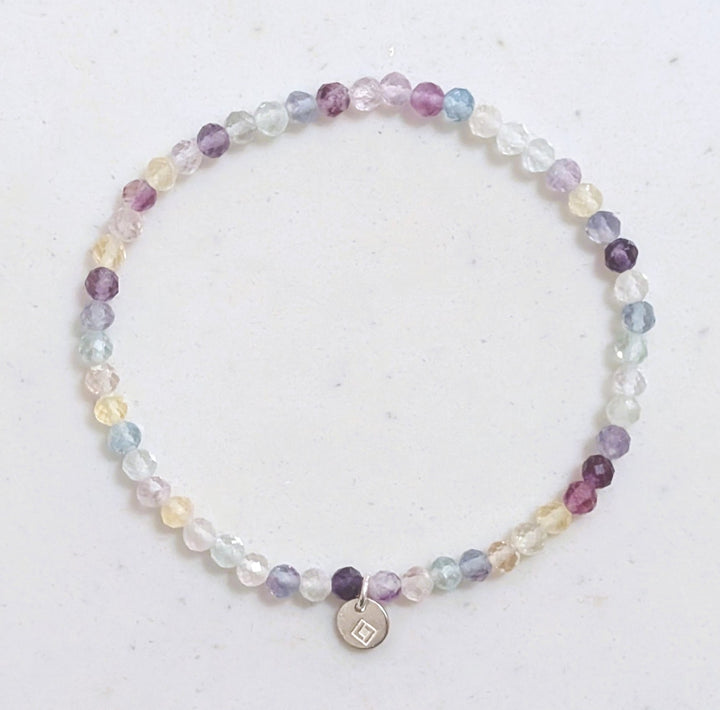 fluorite gemstone bracelet