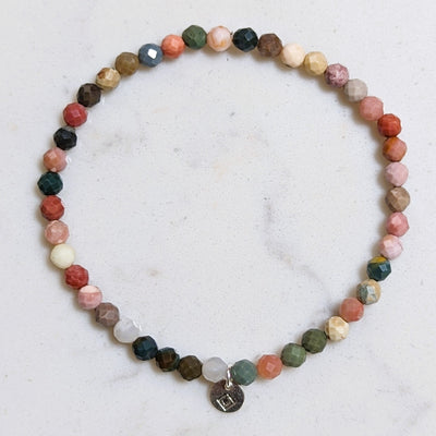 ocean jasper gemstone bracelet