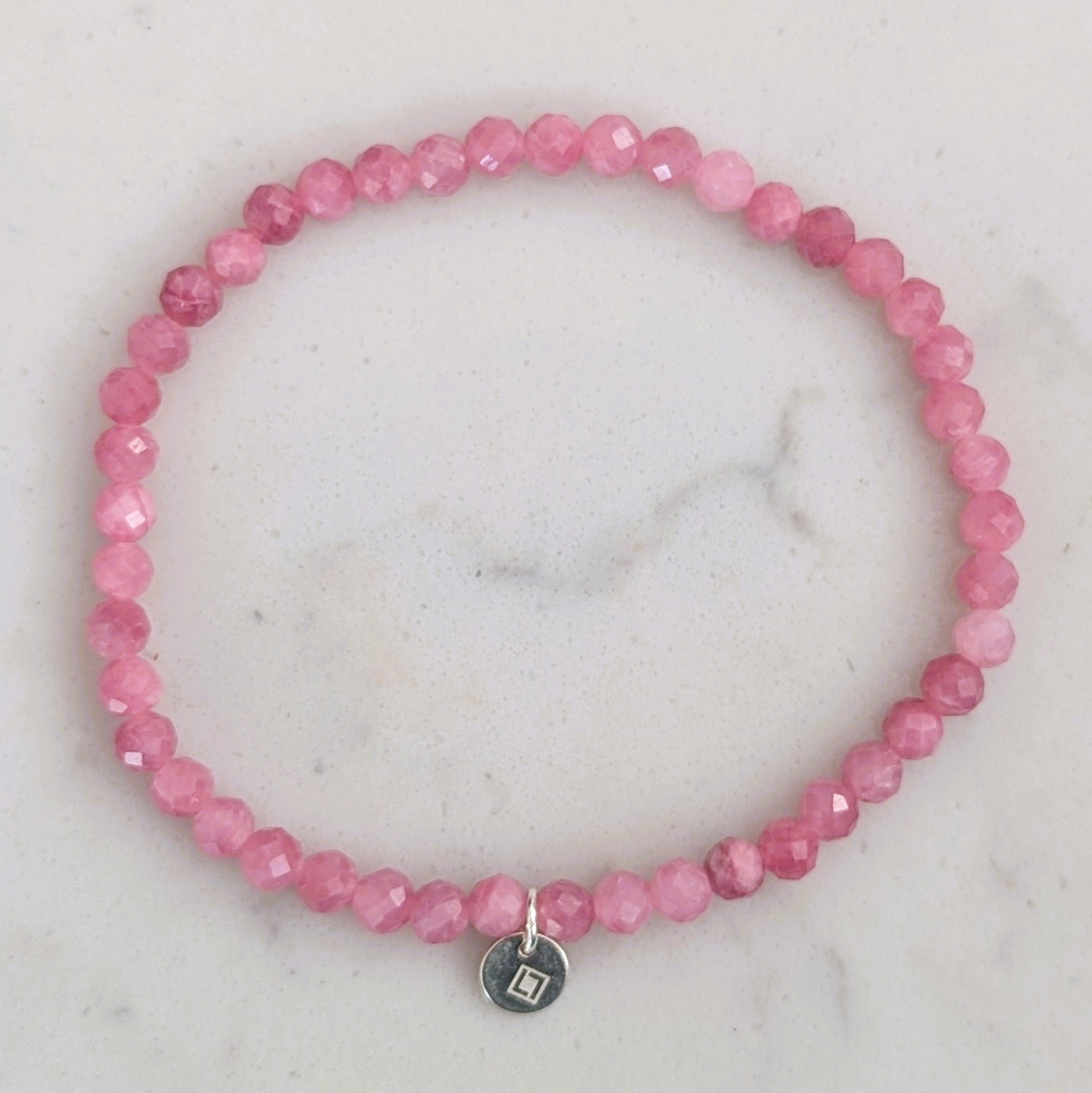 pink tourmaline bracelet