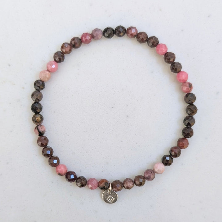 rhodonite gemstone bracelet 
