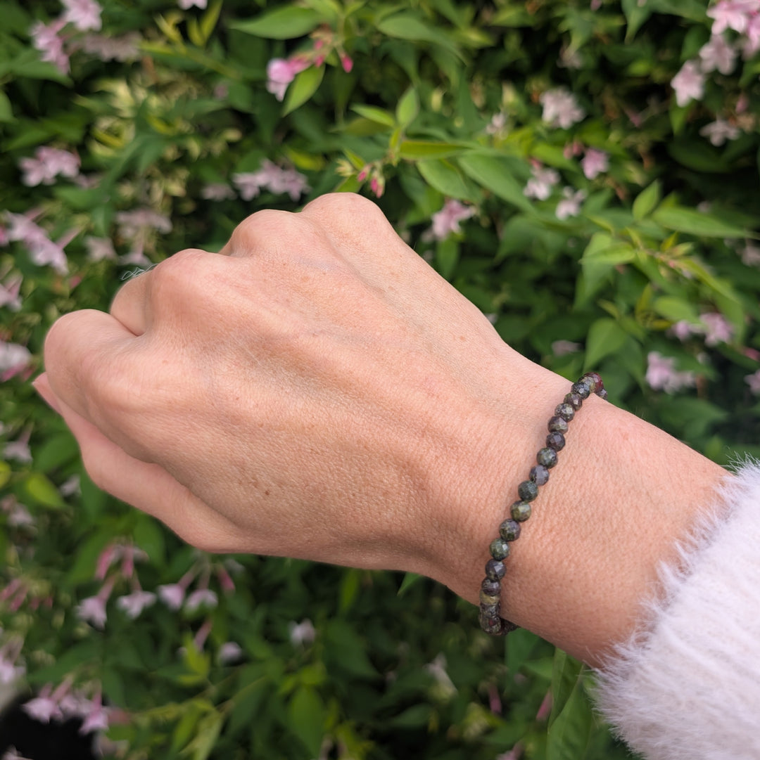 bloodstone gemstone bracelet