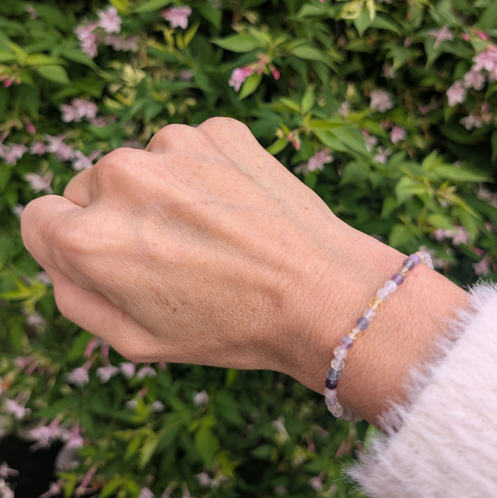 fluorite gemstone bracelet