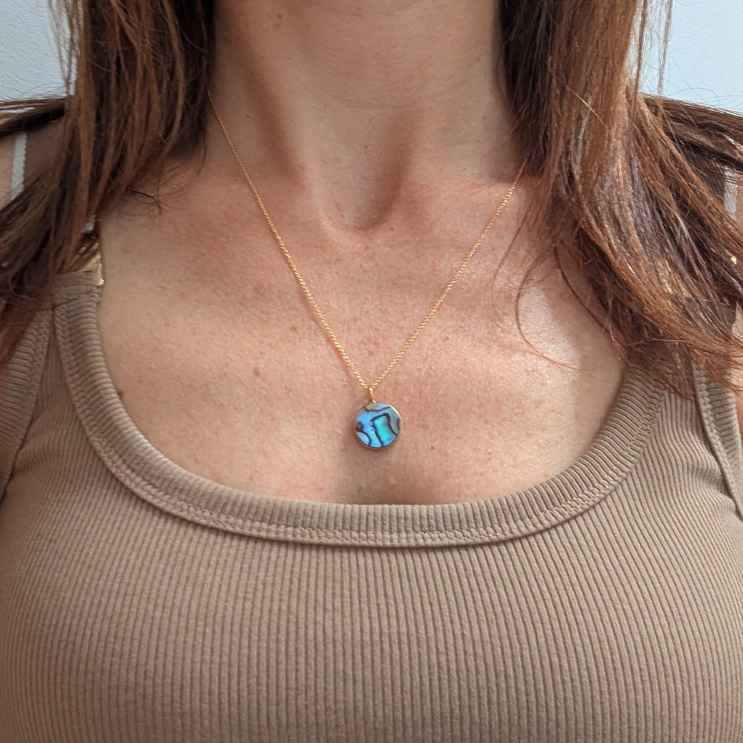 The Circle Abalone Shell Necklace