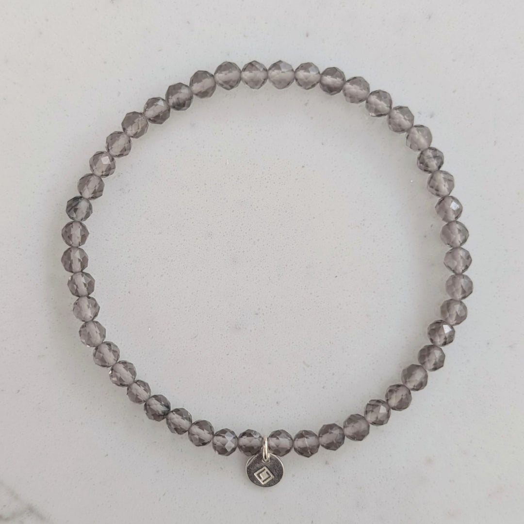 Smokey quartz gemstone bracelet 