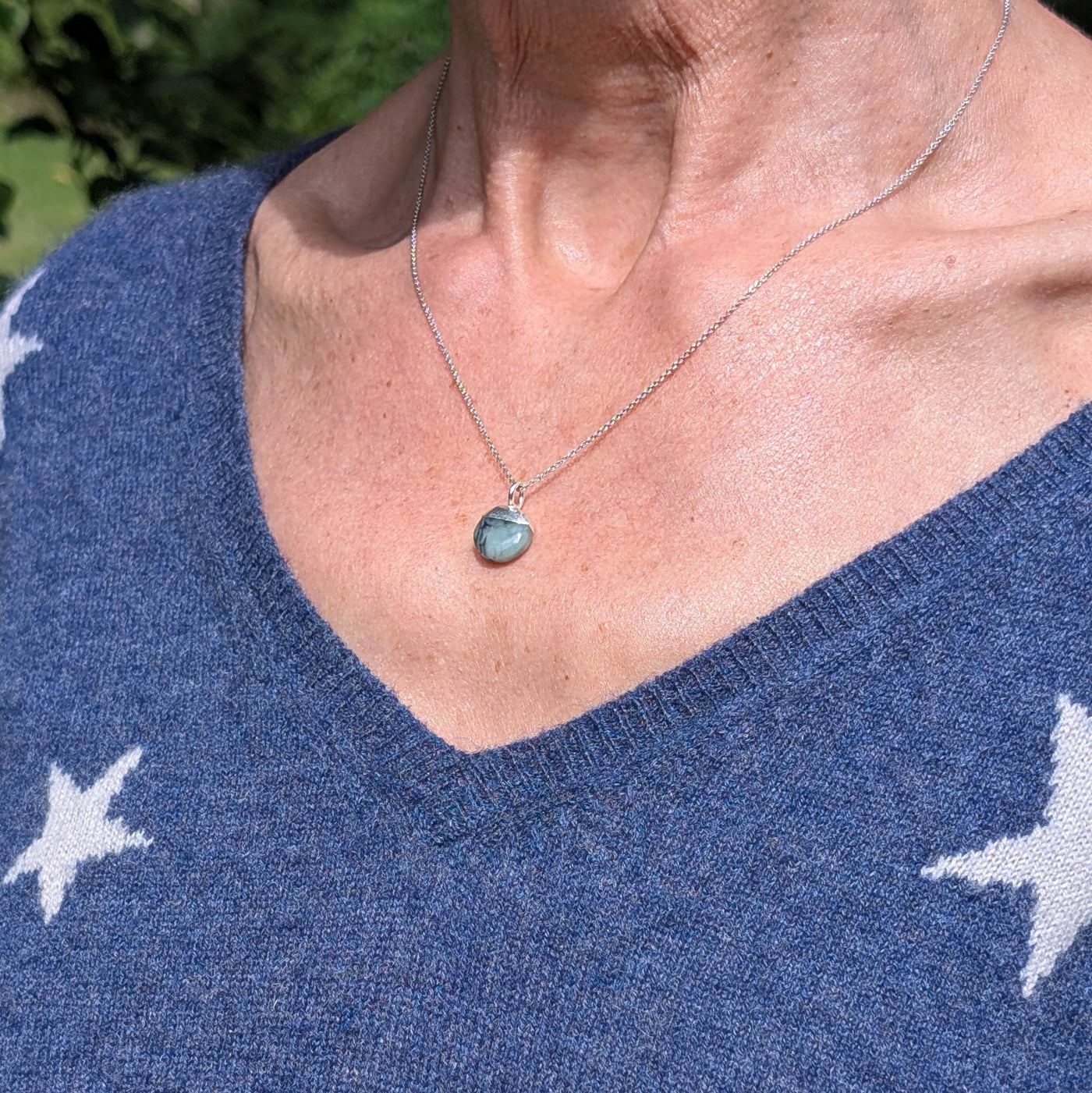 The Orb Emerald May Birthstone Necklace