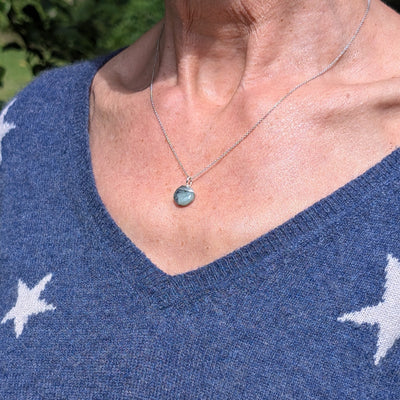 The Orb Emerald May Birthstone Necklace
