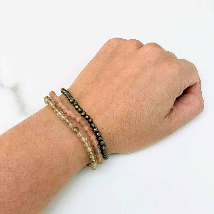 "Hues of the Sun" Gemstone Bracelet Set