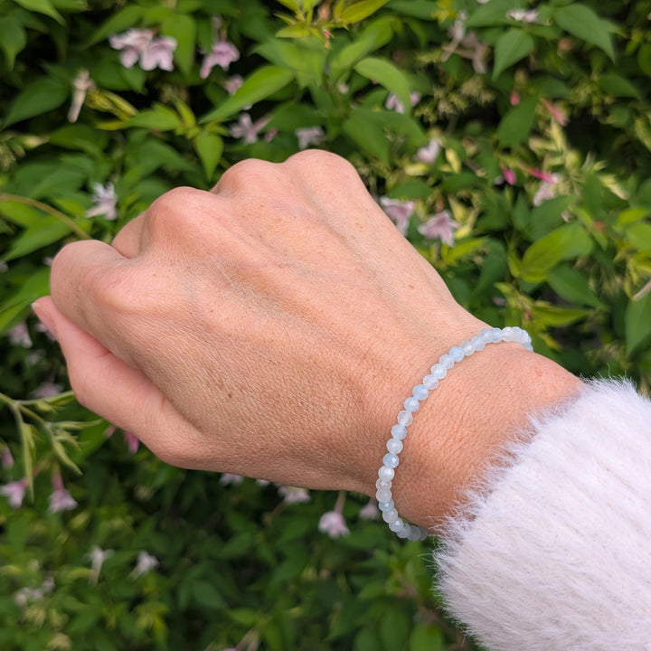 aquamarine gemstone bracelet 