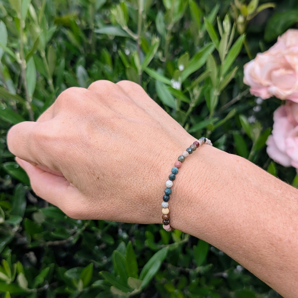 Ocean jasper gemstone bracelet 