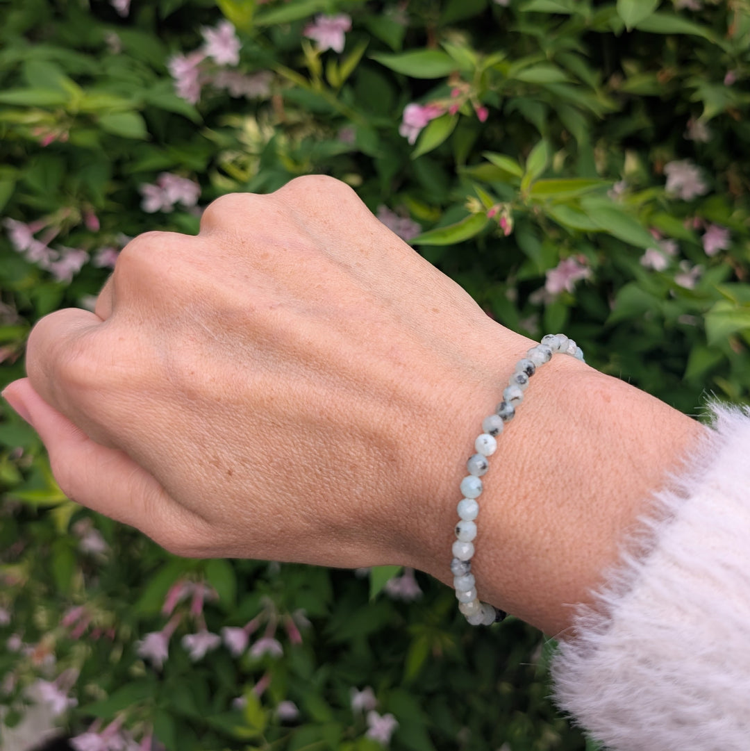 kiwi jasper gemstone bracelet