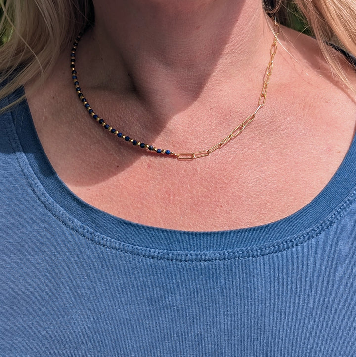 The Athena Lapis Lazuli Necklace